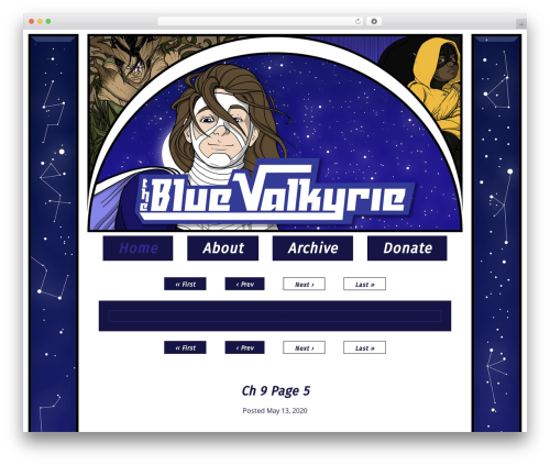 Valkyrie WordPress theme - thebluevalkyrie.com