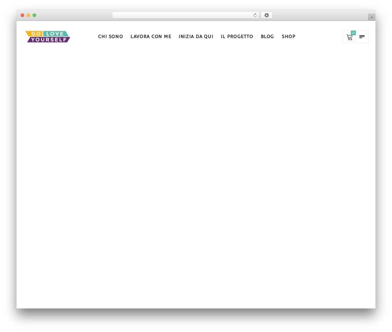 Vitrine WordPress theme - doloveyourself.com