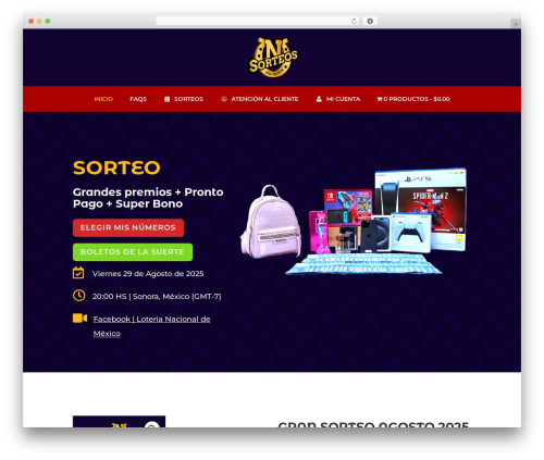 Exclusive divi WordPress plugin - delnortesorteos.com