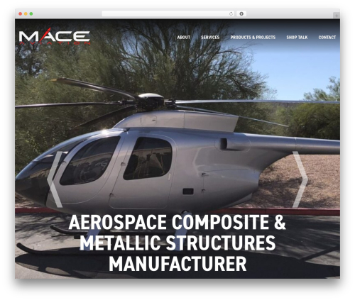 WordPress theme SIM - maceaviation.com