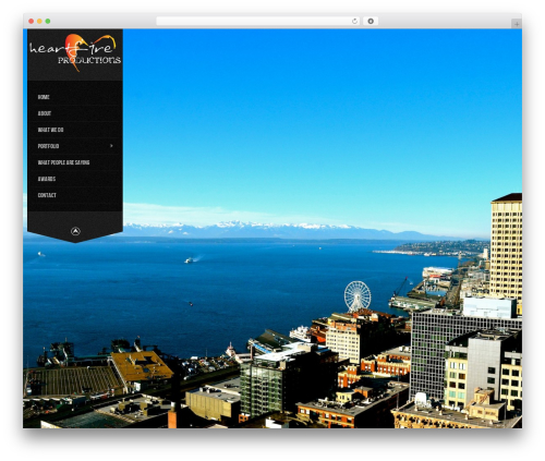 WordPress theme Wallbase - heartfireproductions.com