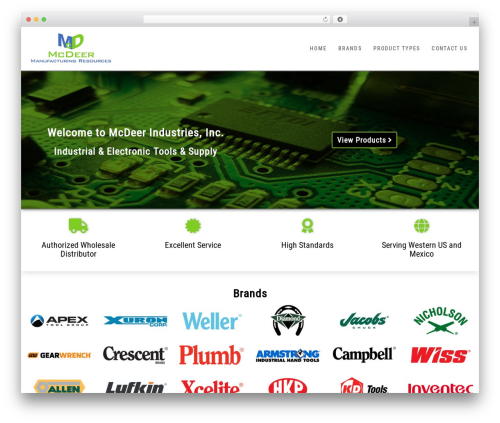 WordPress theme Wordpress Shuttle Framework - mcdeerindustries.com