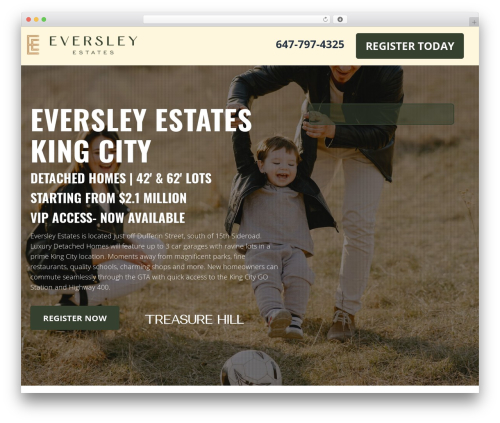 WordPress theme xLander - eversley-estates.ca