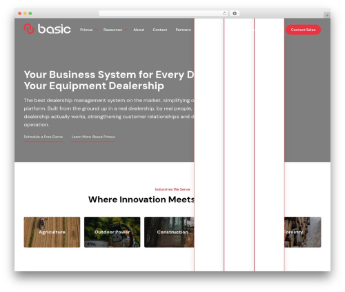 WP theme Basic Software - basic-software.com