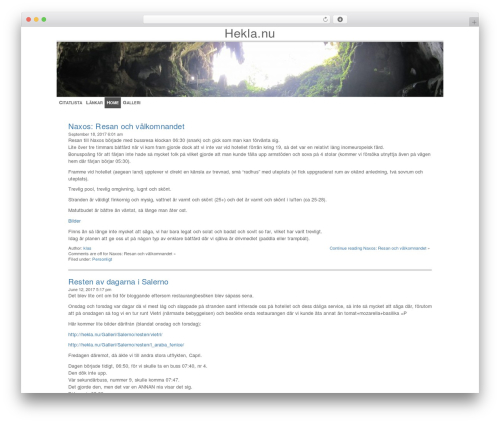 ZenLite theme WordPress - hekla.nu