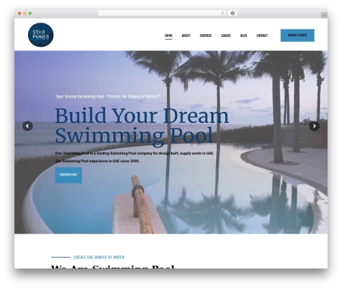 Bassein top WordPress theme - starswimmingpool.com