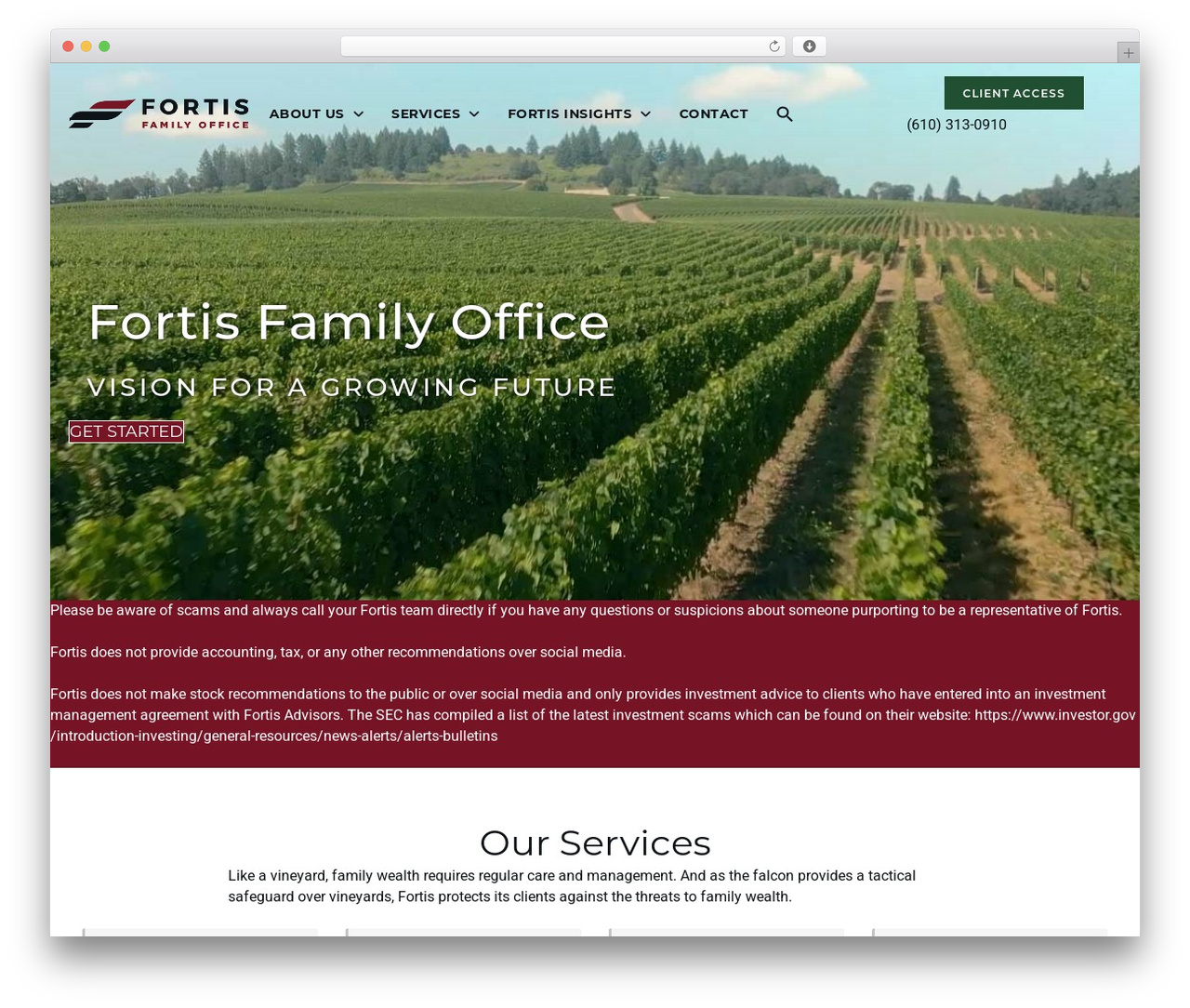 Beaver Builder Theme WordPress theme - fortisfamilyoffice.com