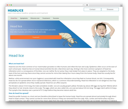 Bioglan Bootstrap Basic WordPress theme design - headlice.se