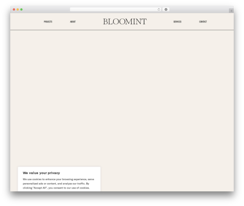 Bloomint WordPress theme - bloomintdesign.com
