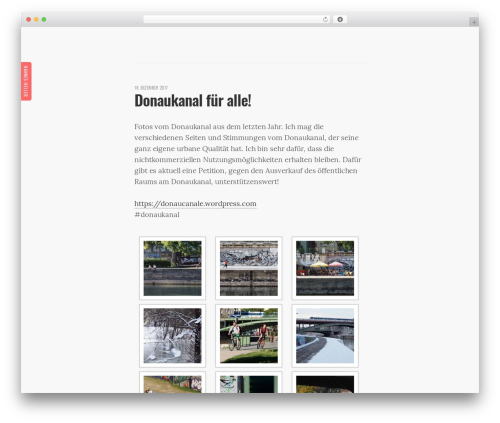 Clutterless WordPress theme design - hannes-heller.info