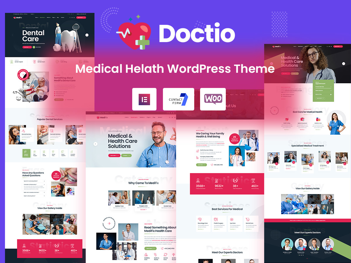 Doctio medical WordPress theme