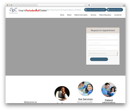 DoctorGenius Framework top WordPress theme - grayperiodontal.com