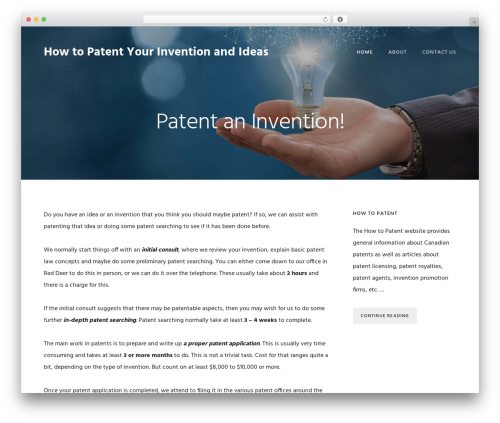 Genesis WordPress theme - howtopatent.ca