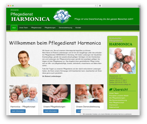 Harmonica theme WordPress - harmonica-mobil.de