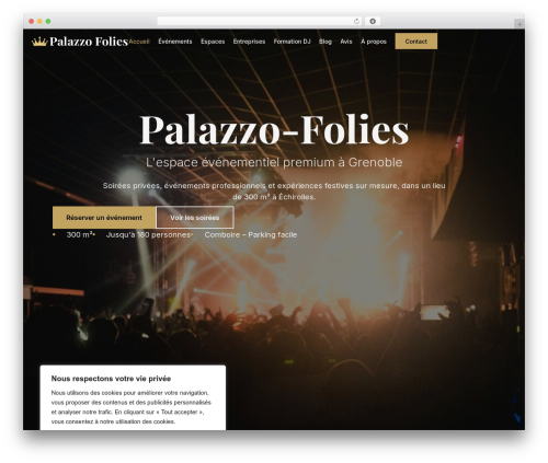 Eventin pro WordPress plugin - palazzo-folies.com