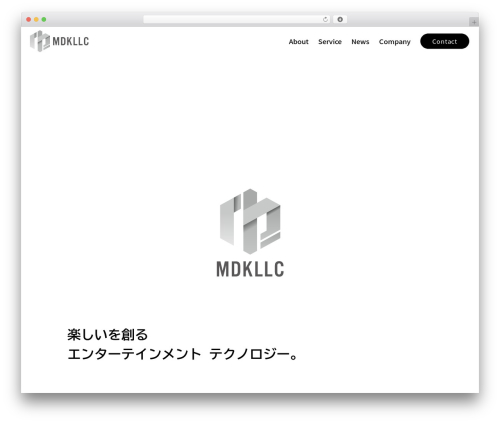 MDK theme WordPress - mdkllc.jp