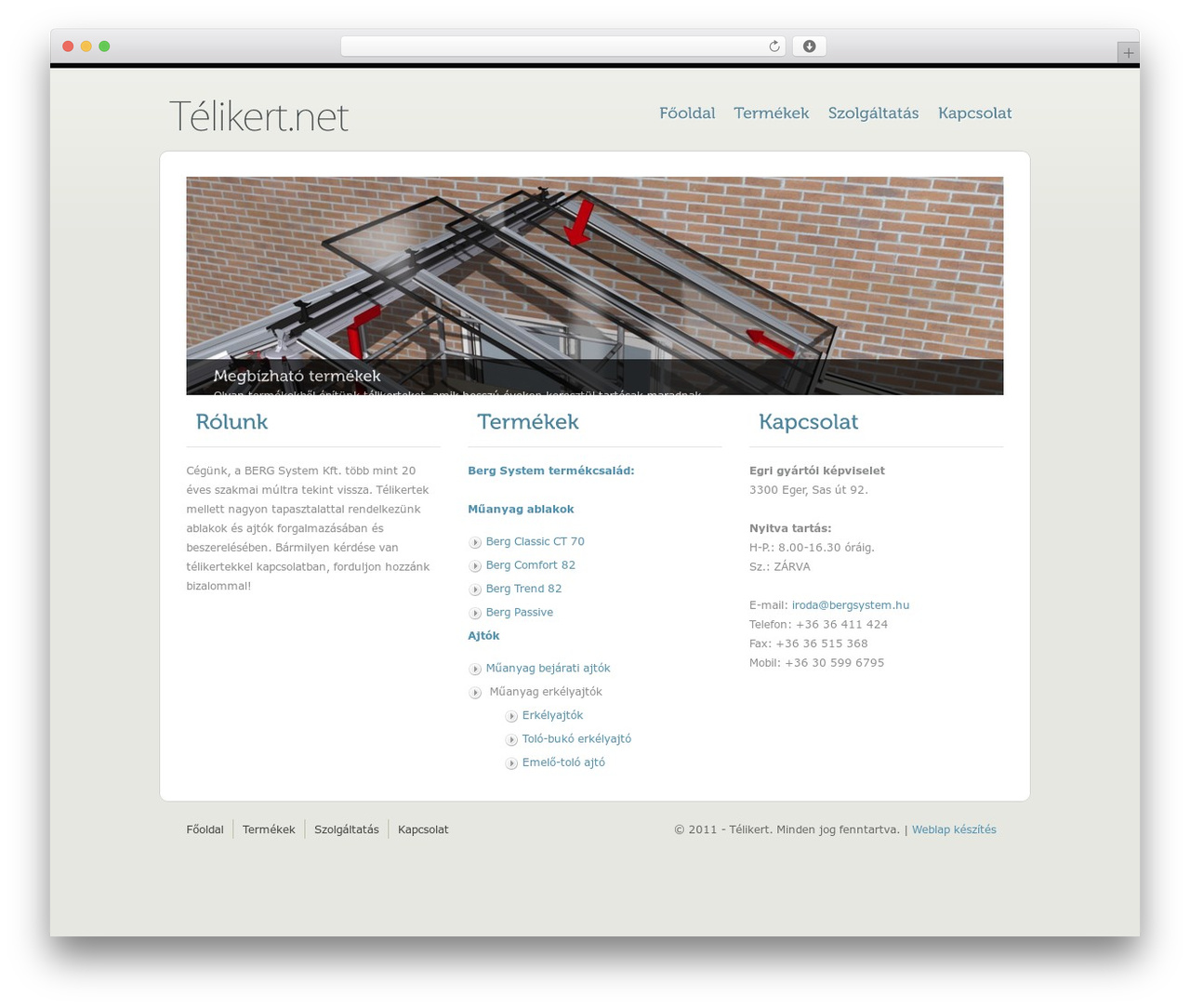 SimpleFolio WordPress theme - telikert.net