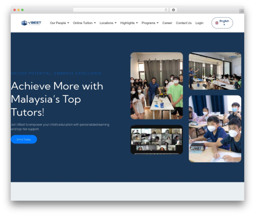 SimpleKey WordPress theme - www.vbest.edu.my
