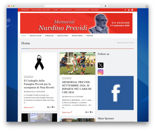 Supreme WordPress theme - memorialprevidi.it