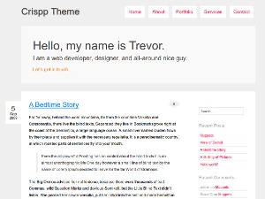Theme WordPress Crispp by Trevor Fitzgerald