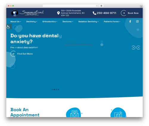 Theme 45 theme WordPress - www.summerlanddental.com