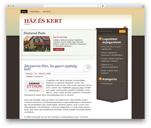 Theme WordPress sienna - hazeskert.hu