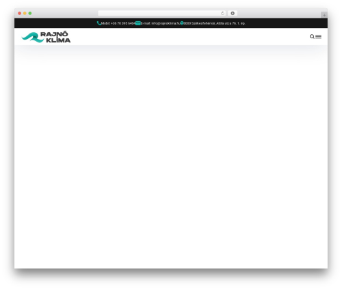 Theme WordPress Validus - rajnoklima.hu Theme WordPress Validus - rajnoklima.hu