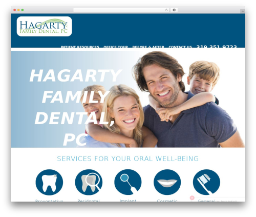 Themify Float theme WordPress - hagarty-dental-coralville.com