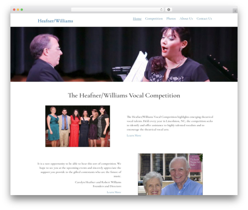 Ultimatum WordPress theme - heafnerwilliamsvocalcompetition.com