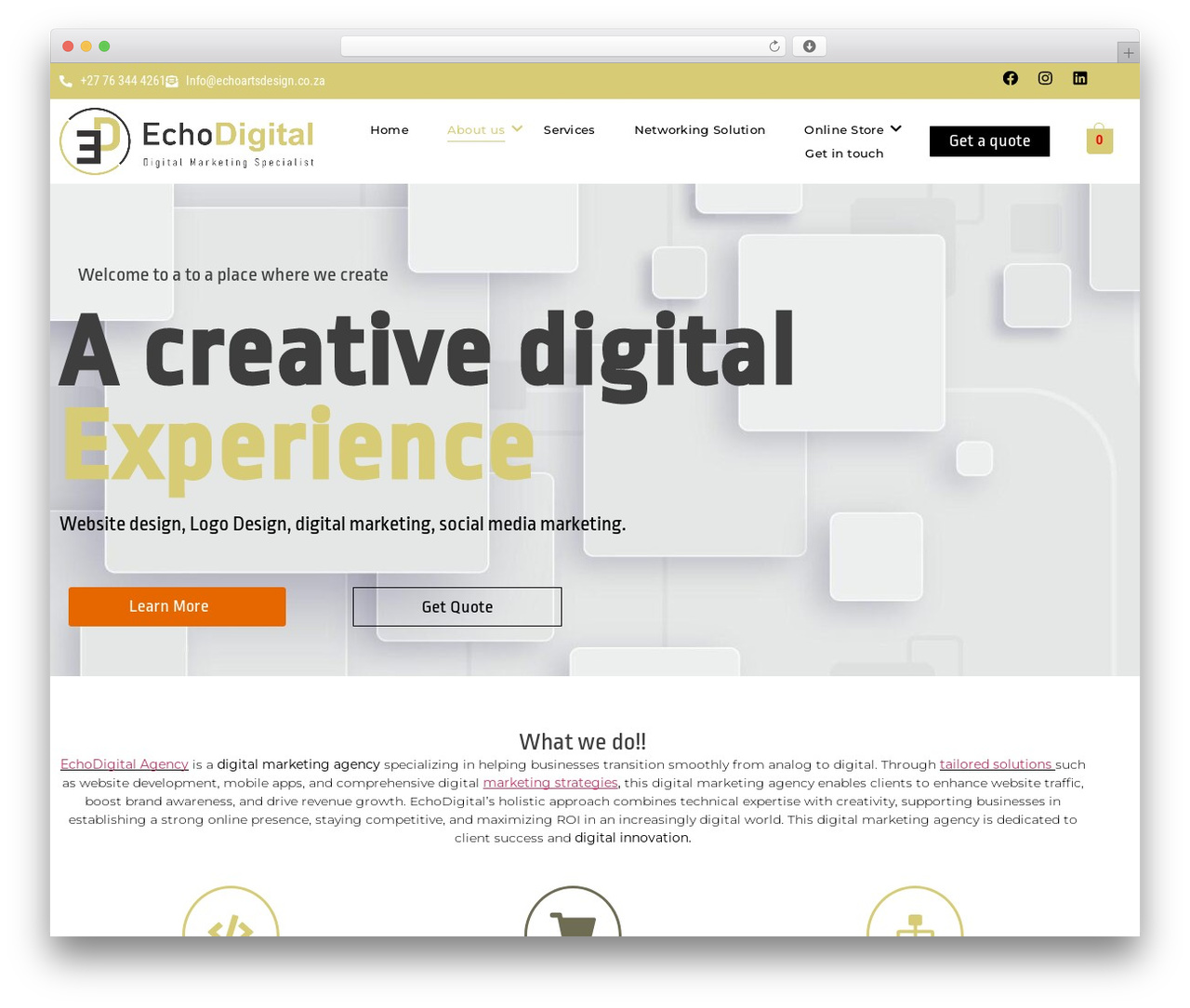 WordPress theme Hello Elementor - echoartsdesign.co.za