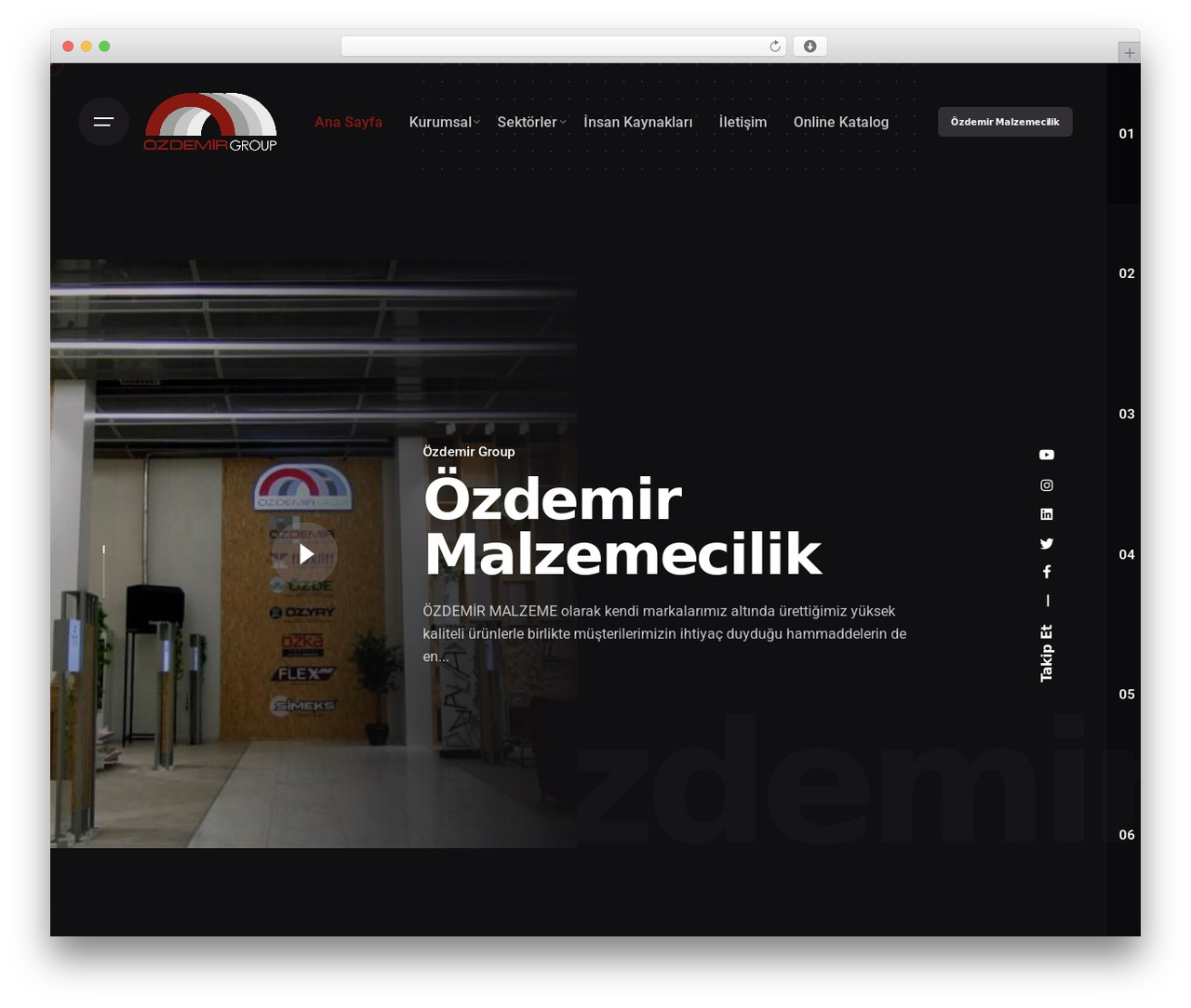 WordPress theme Ohio - ozdemir-group.com