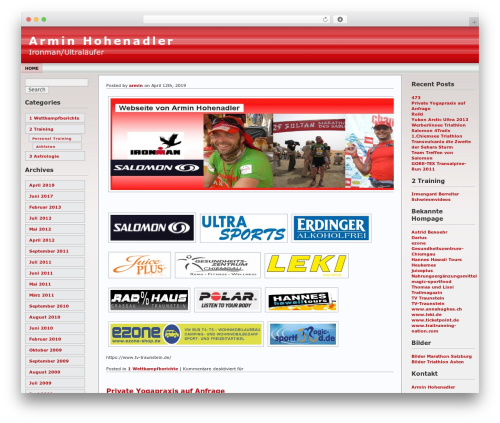 WordPress theme WP-Andreas09 - hohenadler.de