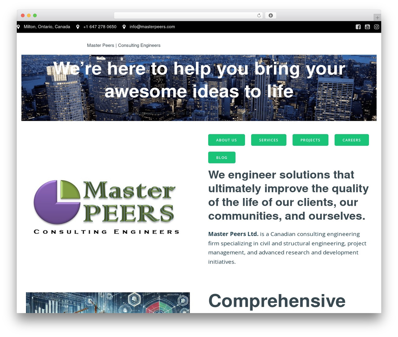 WordPress website theme Structural - masterpeers.com WordPress website theme Structural - masterpeers.com