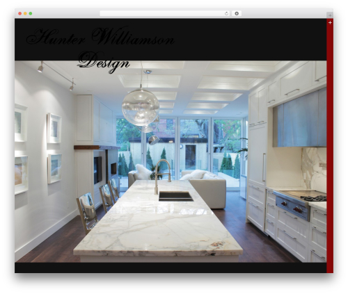 Crius theme WordPress - hunterwilliamsondesign.com