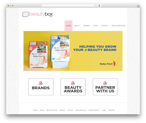 Executive Pro Theme WordPress theme - beautyboxcorp.com