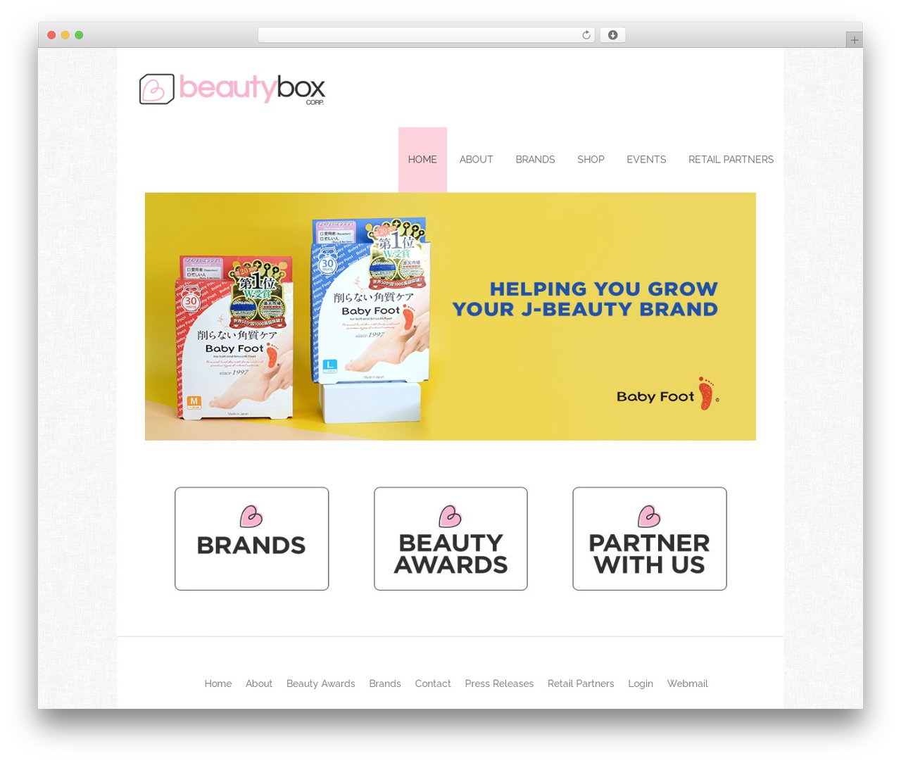 Executive Pro Theme WordPress theme - beautyboxcorp.com