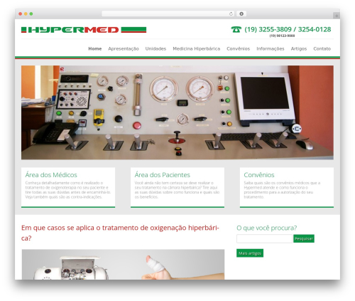 Hypermed 2.0 theme WordPress - hypermed.com.br