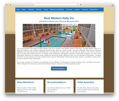 Responsive Pro best WordPress theme - bestwesternplymouth.com