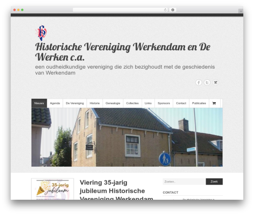 Simple Catch Pro WP theme - historiewerkendam.nl