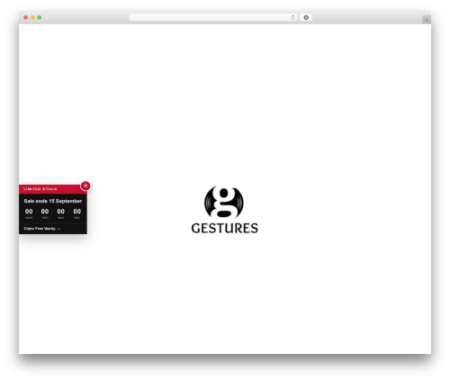 Sofass theme WordPress - gestures.co.nz