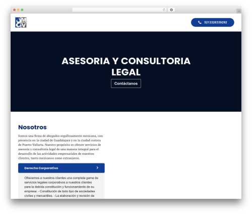 starterkitwp WordPress page theme - dominiolegalmv.com