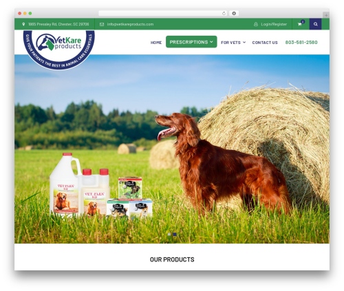 Theme WordPress eCommerce Gem - vetkareproducts.com