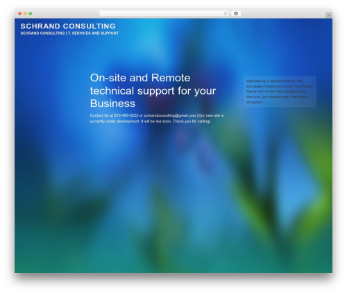 Theme WordPress SinglePage - schrand.com Theme WordPress SinglePage - schrand.com