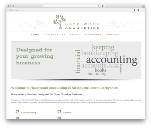 WordPress theme Blaszok - hazelwoodaccounting.co.uk
