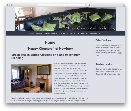 WordPress theme Everett - homecleaningnewbury.co.uk
