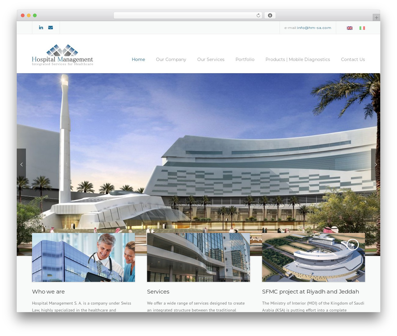 WordPress theme Construction - hm-sa.com
