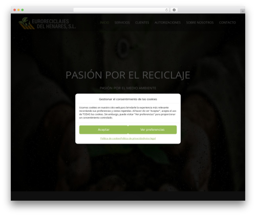 Page builder pmc WordPress plugin - euroreciclajes.com