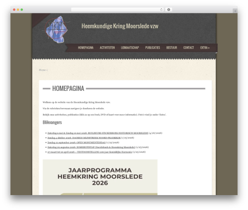 WordPress theme Special - heemkringmoorslede.be