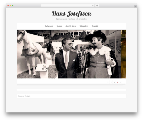 Zenon Lite WordPress theme - hansjosefsson.se