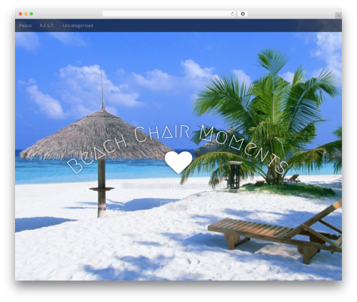 Arcade Basic theme WordPress free - beachchairmoments.com